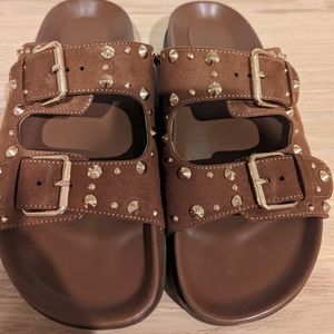 JustFab Studded Sandals